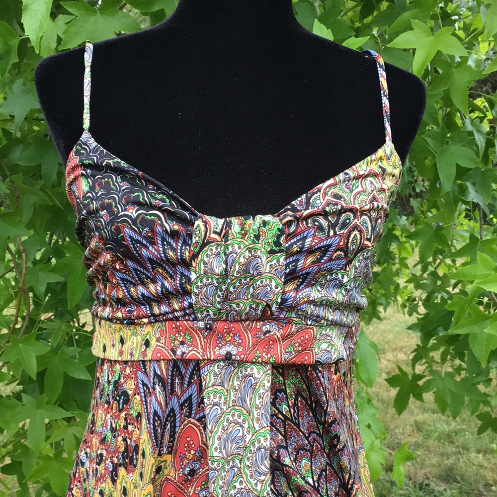 3/$20 Hypnotized Multicolored Maxi Dress